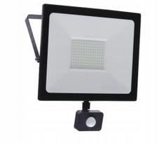 LED prožektorius su judesio jutikliu, 100W, halogeninis