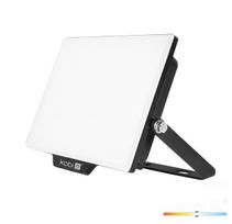 LED prožektorius 30W, neutraliai baltas 4000K, 2550 lm, DELYO MHN, juodas korpusas, IP65