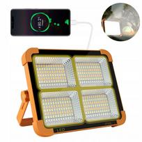 Nešiojamas 100W LED halogeninis saulės prožektorius, įkraunamas