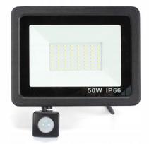 Lauko LED prožektorius su judesio jutikliu, 50W, 4000K neutrali balta