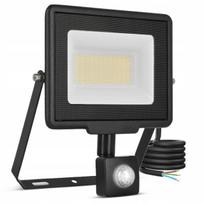 Lauko LED prožektorius su judesio ir prieblandos jutikliu, 50W, IP65
