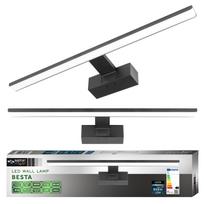 LED sieninis šviestuvas voniai virš veidrodžio, 12W, 50 cm, aliuminis