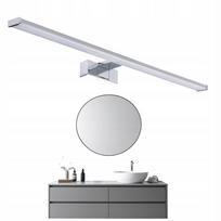 Vonios veidrodžio LED šviestuvas 60 cm, 12W, chromo, IP44, LL WALL LAMP03