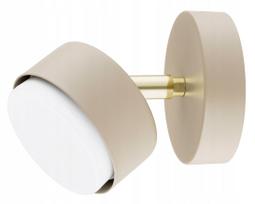Sieninė halogeninė lempa LED GX53, ecru spalvos