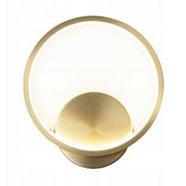 Sieninis šviestuvas RING, auksinis, LED 4000K, 10W, miegamajam