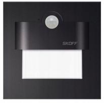 Laiptų šviestuvas SKOFF TANGO, 1W, LED, 10V, IP20, su PIR jutikliu, juodas, 3000K, 32 lm