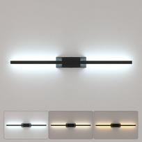 LED sieninė lempa LAMP LINIOWA, juoda, 8W, 3000K/4500K/6500K