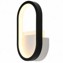Sieninis šviestuvas LED, ovalus, modernus, 10W, miegamajam