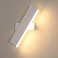 Sieninis LED šviestuvas, balta spalva, pasukamas, 9W, 3000K