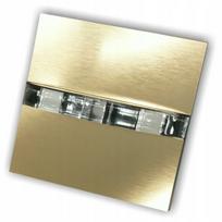 Laiptų LED šviestuvas Q8 BRASS 230V