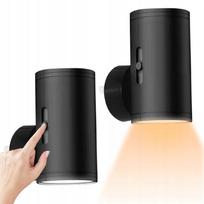 LED naktinė lempa su šviesos jutikliu ir reguliatoriumi, 2 vnt.