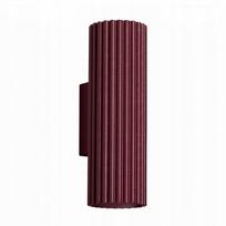 Sieninis šviestuvas Sollux Lighting KARBON 20, burgundiško atspalvio