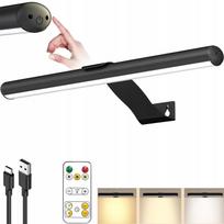 Belaidis LED paveikslų šviestuvas su nuotoliniu valdymu, 30 cm, 3 režimai