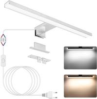 Sieninis vonios šviestuvas NIORSUN, 12 W, 40 cm, IP44, LED