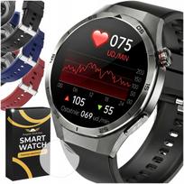 Išmanusis laikrodis vyresnio amžiaus žmonėms CardioWatch su EKG, PPG, HRV, kalbos funkcija, AMOLED ekranu