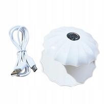 Mini LED nagų lempa, kompaktiška, USB, kiauto formos