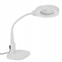 Stalinis didinamasis stiklas su LED apšvietimu, 3x/8x, prisukamas tvirtinimas, kosmetikai ir manikiūrui
