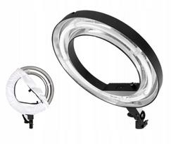 Kosmetinis LED žiedinis šviestuvas 50W su difuzoriumi