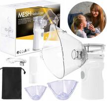 Nešiojamas akių inhaliatorius-nebuliatorius, veikiantis su baterijomis ir USB