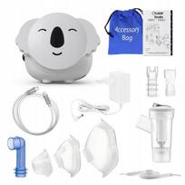 Vaikiškas inhaliatorius-nebuliatorius FLAEM Koala, tylus, su 3 kaukėmis, sertifikuotas