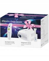 Kompresorinis inhaliatorius Diagnostic Nano, 1 vnt. + bekontaktis termometras Dr Check FC500, 1 vnt.