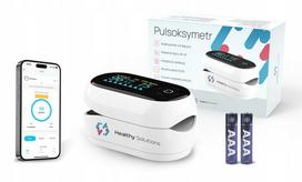 Pirštinis pulsoksimetras su OLED ekranu, vaikams ir suaugusiems, su programėle