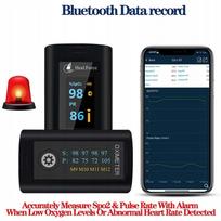 Pulso oksimetras Wellue PC-60FW, juodas, su Bluetooth
