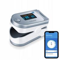 Pirštų pulso oksimetras su Bluetooth ir LED ekranu, SpO2 matavimui