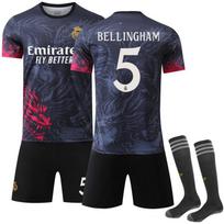 24/25 Real Madrid Dragon-pattern Suit Football Kits Jersey Set with Socks 16