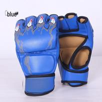 Wangfeng Adult MMA Training Half-Finger Gloves mėlyna