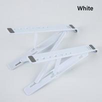 Laptop Stand Portable Notebook Holder Adjustable Foldable Ventilated Tablet balta
