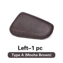 Leather Car Knee Pad Leg Cushion Rest Pillow For BMW F20 F30 G20 E90 E60 F10 E46 G30 E92 E36 E87 Interior Accessories Type A  Left-1pc