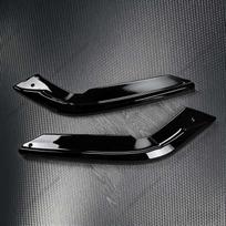 Maxton Style Rear Side Splitters For BMW 4 Coupe M-Pack F32 2013-2020 Spoiler Bumper Lip Under Chin Apron Guard Body Kits Tuning Gloss Black