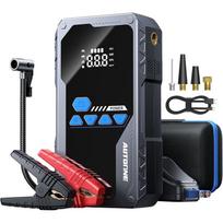 Portable 6000A Jump Starter with Air Compressor, 150PSI Tire Inflator, LED Light & LCD Display