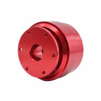 70mm 6 Hole Racing Simulator Game Steering Wheel Quick Release Hub Adapter For Simagic M10 A/Mini Euro Truck raudona