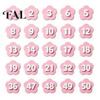 Classroom Grouping Labels 30PCS Numbered Pencil Toppers, Reusable Prevent Confusion Labels, Management Tools Plastic Tracking Marker Clips, rožinė