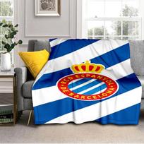 Real Sociedad Crest Design Blanket Outdoor Flannel Blanket for Camping, Hiking, Garden Parties, Picnic Essentials,gift for family and friends 75x90cm