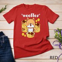 Woofles Waffle Kawaii Shiba Inu Puppy Pun For Dog Lovers Unisex T-shirt 7 L