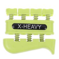 Two Hand Grip Finger Trainer Two Way Hand Strengthener Guitar Finger Exerciser Rehabilitation Segmental Hand Grip Training Tool žalia