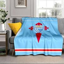 Celta Vigo Crest Design Portable Blanket/Soft Blanket Bedding Blanket Suitable for Travel Camping Living Rooms Offices Sofas Fan Gifts 75x90cm