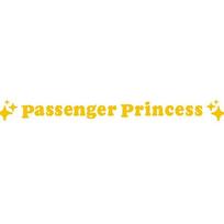 Keleivė Princesė Keleivė Princesė Lipdukas Automobiliui/Nešiojamam kompiuteriui/Langui/Motociklui geltona