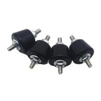 4Pcs Cushion Anti Vibration Rubber Mount Absorbing Air Conditioner Bracket Shock Pad Cushion  Roofs juoda