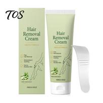 Hydrating Hair Removal Cream 100G with Spatula, Pain Free Gentle Remover Nourishing Depilatory Paste for Men Women, Facial Legs Arm Underarms Quick 100g