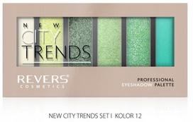Revers city trends paleta cieni do powiek 12 6 kolorów mat i perła