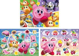 Epoch Piece Jigsaw Puzzle Kirby of the Stars Jigsaw x 3 Types of Puzzles Sample Sheet Included Guide Frame Included EPOCH Co., Ltd. 72/81/96 [First
