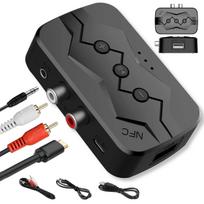 Transmiter adapter audio nfc bluetooth 5.2 nadajnik odbiornik usb sd tf