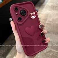 Pura 70 Pro Phone Case Shockproof Silicone Cover With 3D Cartoon Girl Design Full Protection Huawei Pura 70
