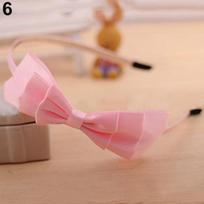 Girl Lovely Big Bowknot Ribbon Plaukų aksesuarai Galvos juosta lanko galvos juostos galvos apdangalas