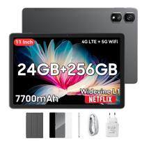 Blackview Tab 16 Pro planšetinis kompiuteris Android 14 24GB RAM 256GB ROM Žaidimų planšetinis kompiuteris didelis ekranas 11 colių planšetiniai kompiuteriai 8+256 pilka