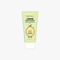 BONNYHILL Citrinų / braškių / širdies lapų putų valiklis 170 ml, drėkinamasis, korėjietiška kosmetika, Kbeauty, mėginys Strawberry white
